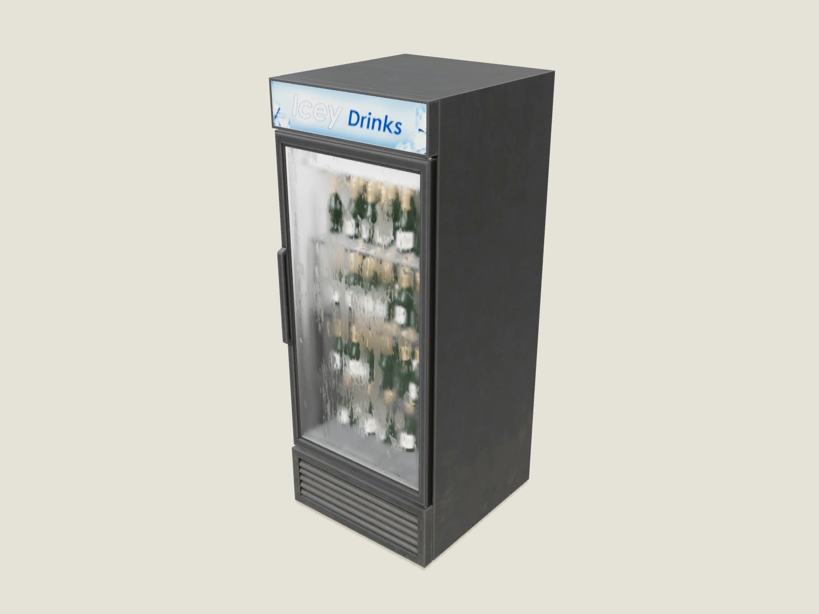 Commercial refrigerator model preview