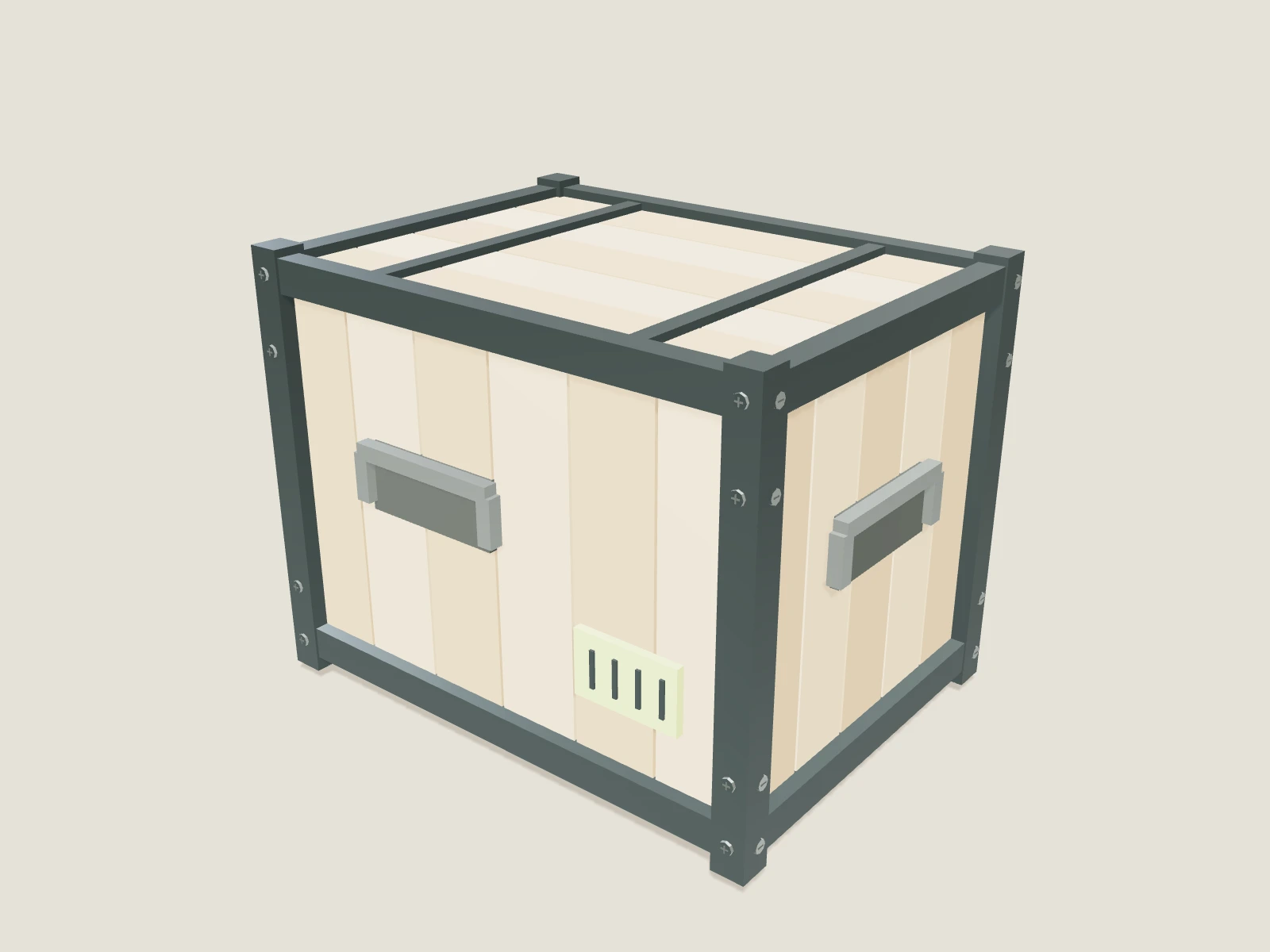 Workshop inspection crate model preview