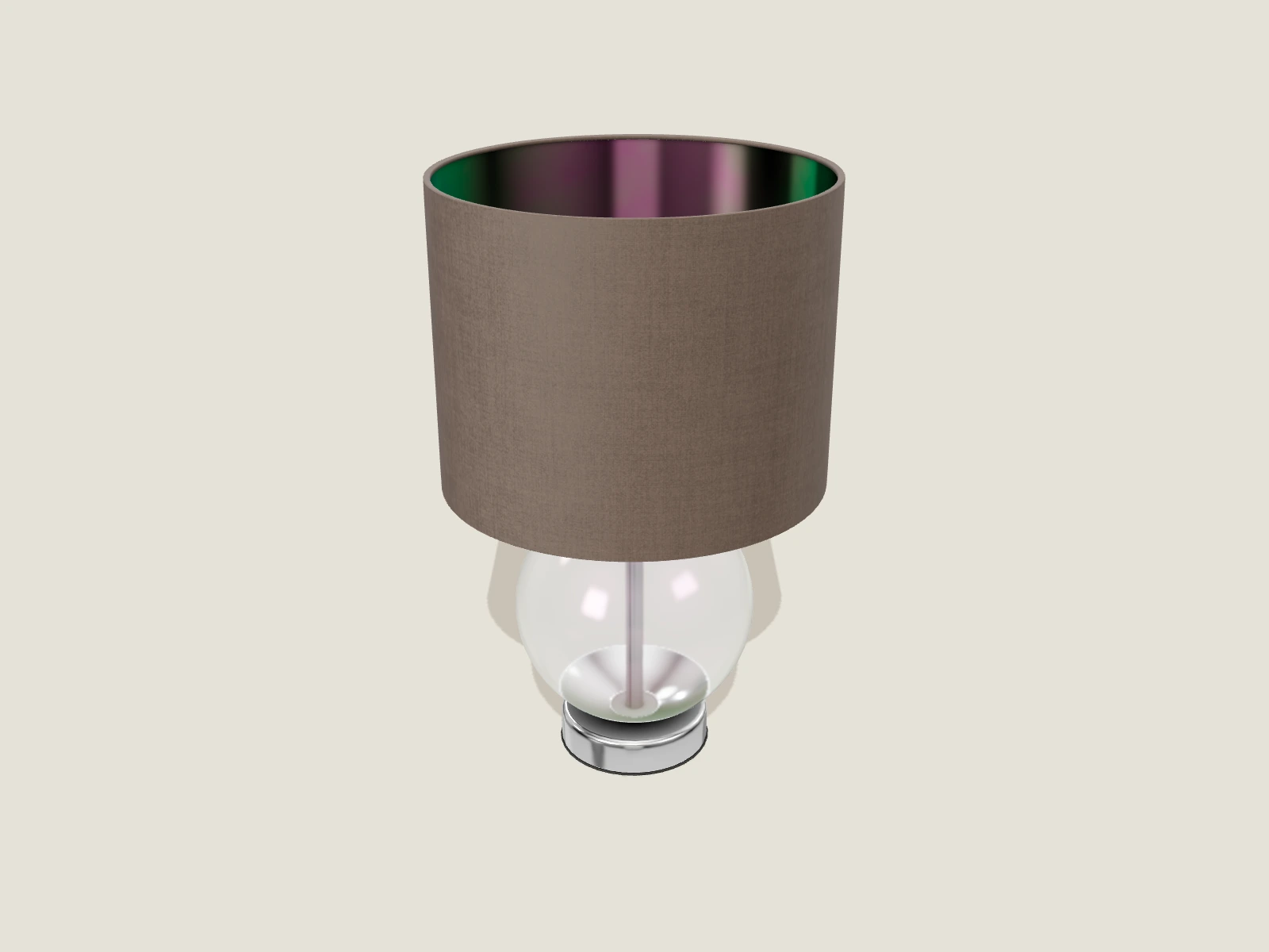 Iridescent desk lamp model preview
