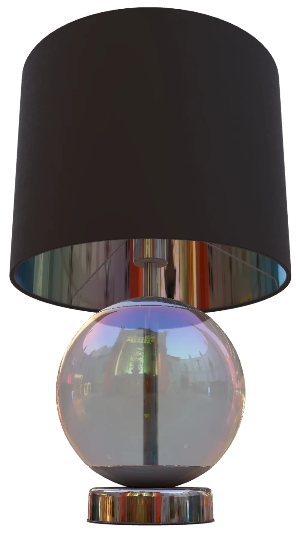 Iridescent desk lamp model preview