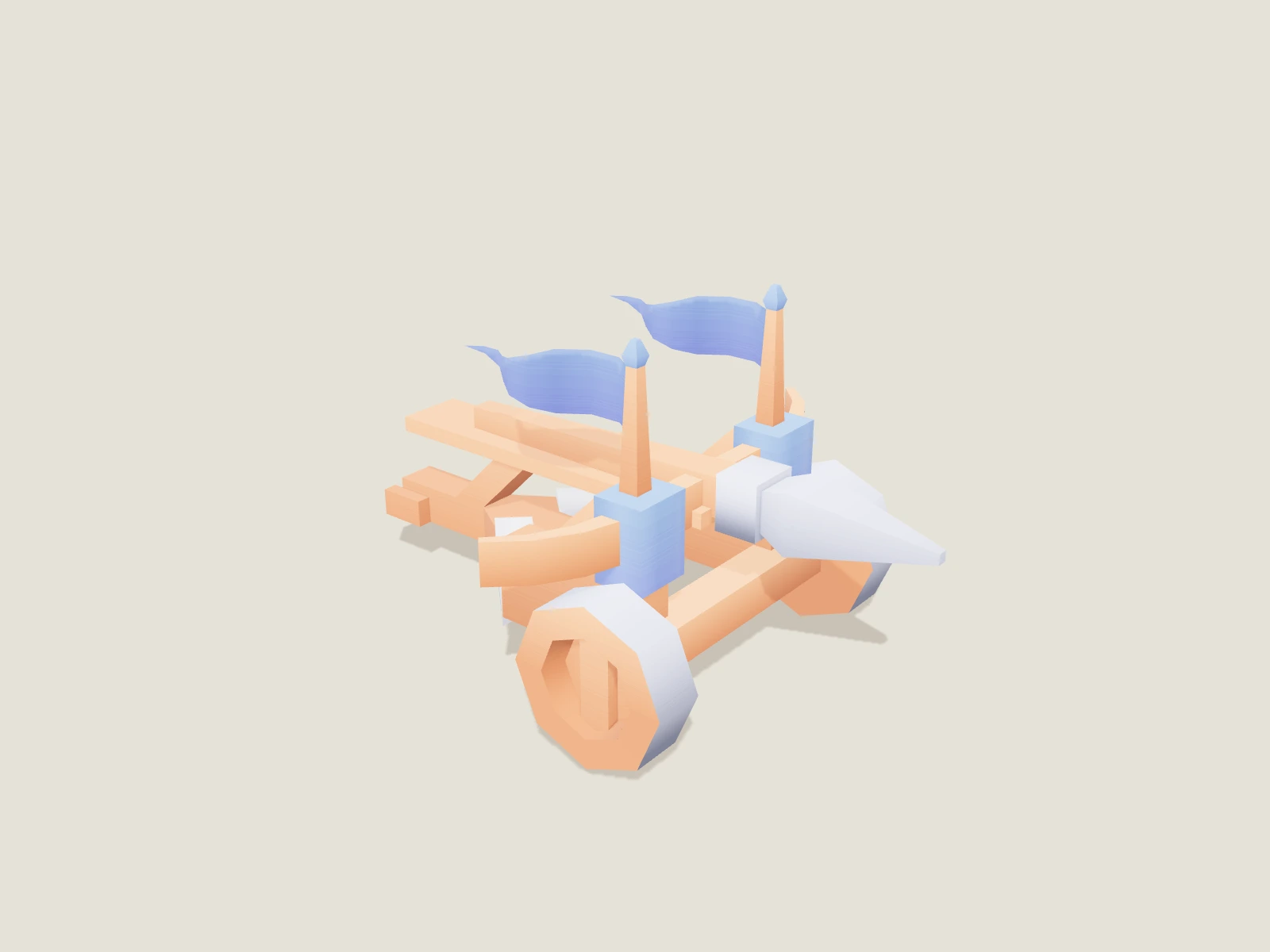Medieval ballista model preview