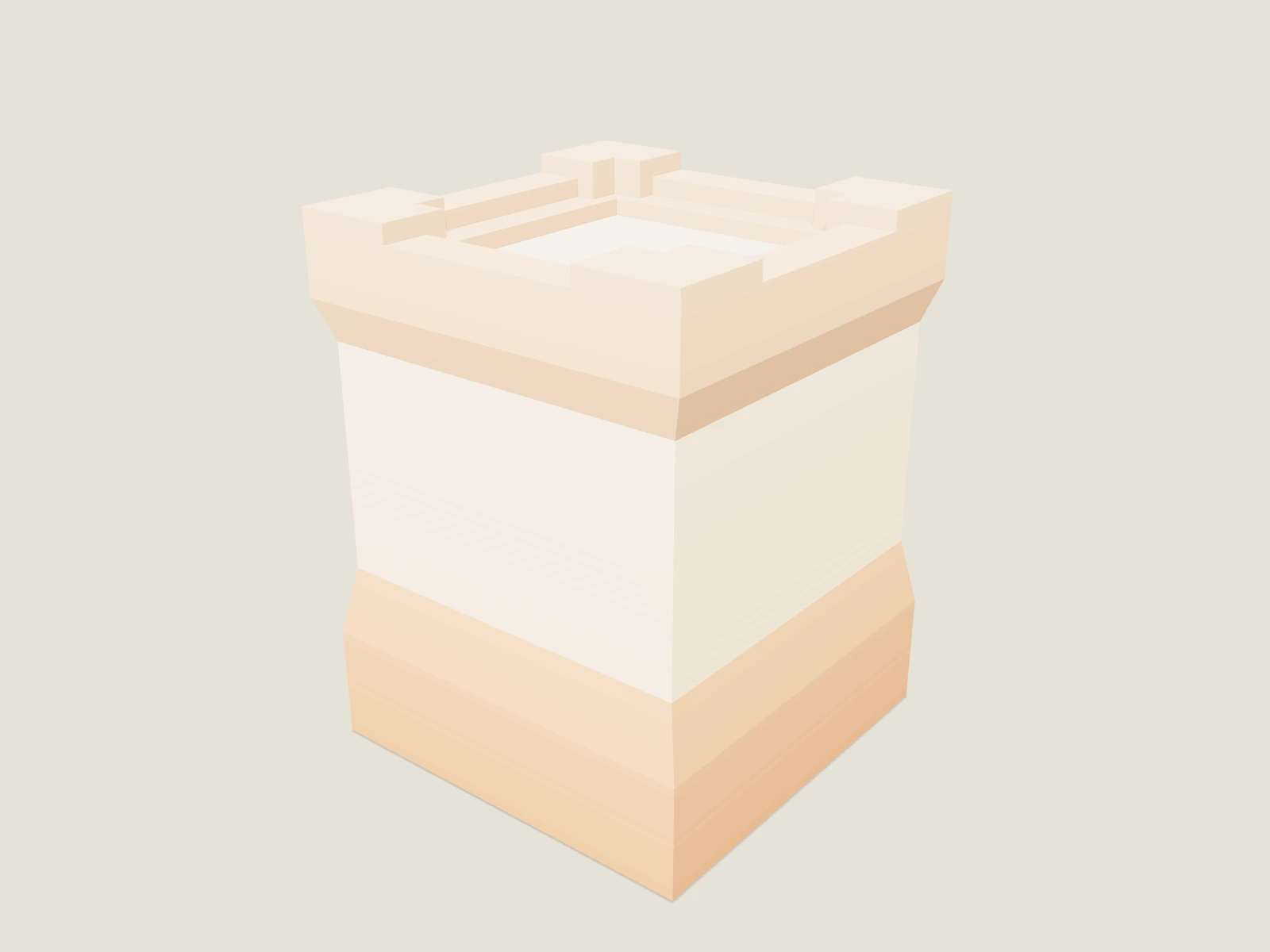 Castle watchtower model preview