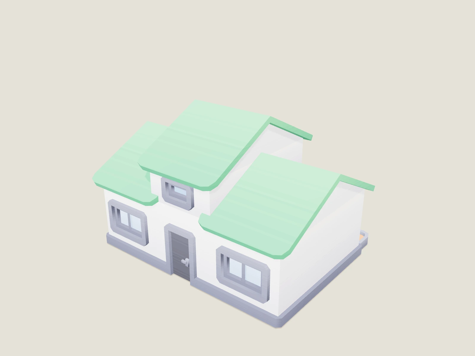 Suburban house A model preview