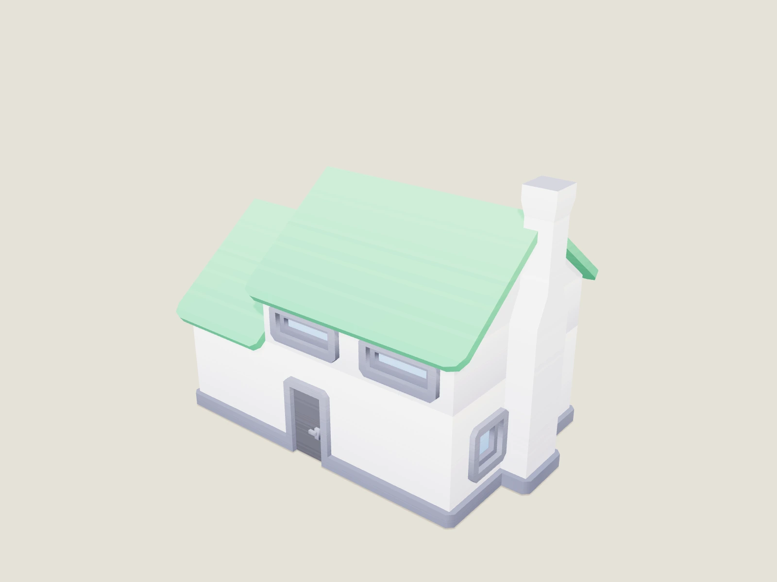 Suburban house J model preview