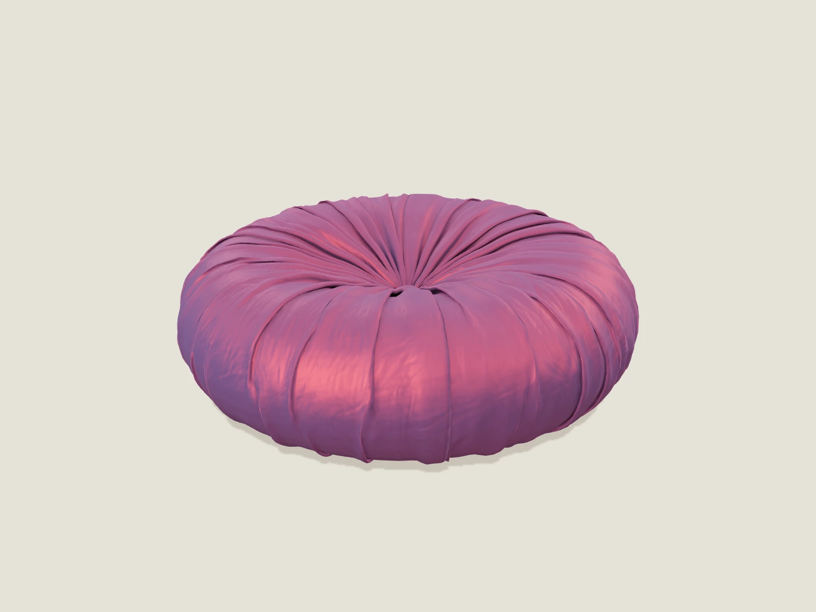 Silk pouf model preview