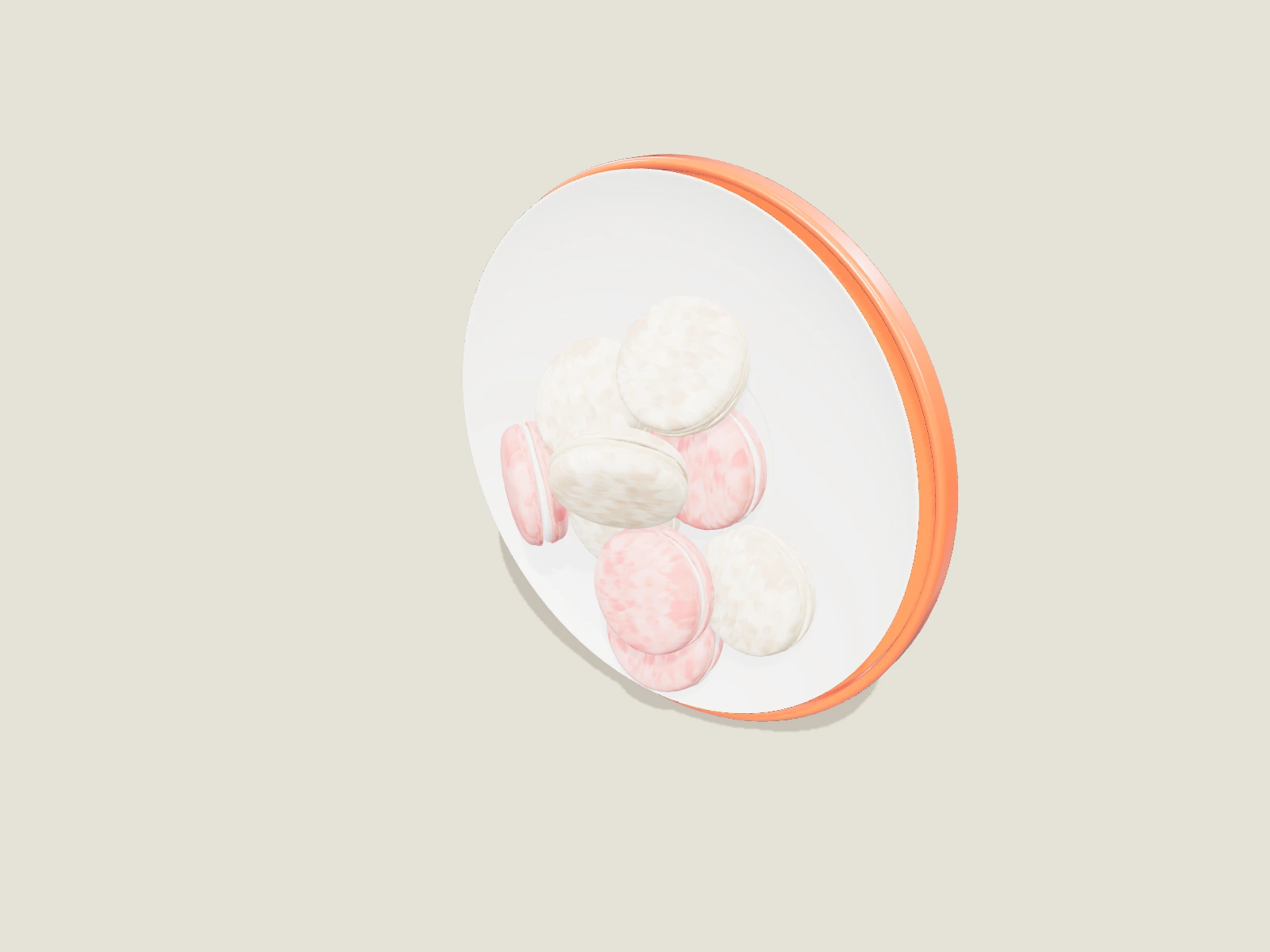 Biscuit With Plate model preview