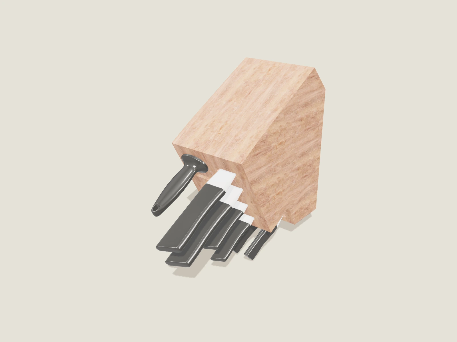 Knife Set: model preview