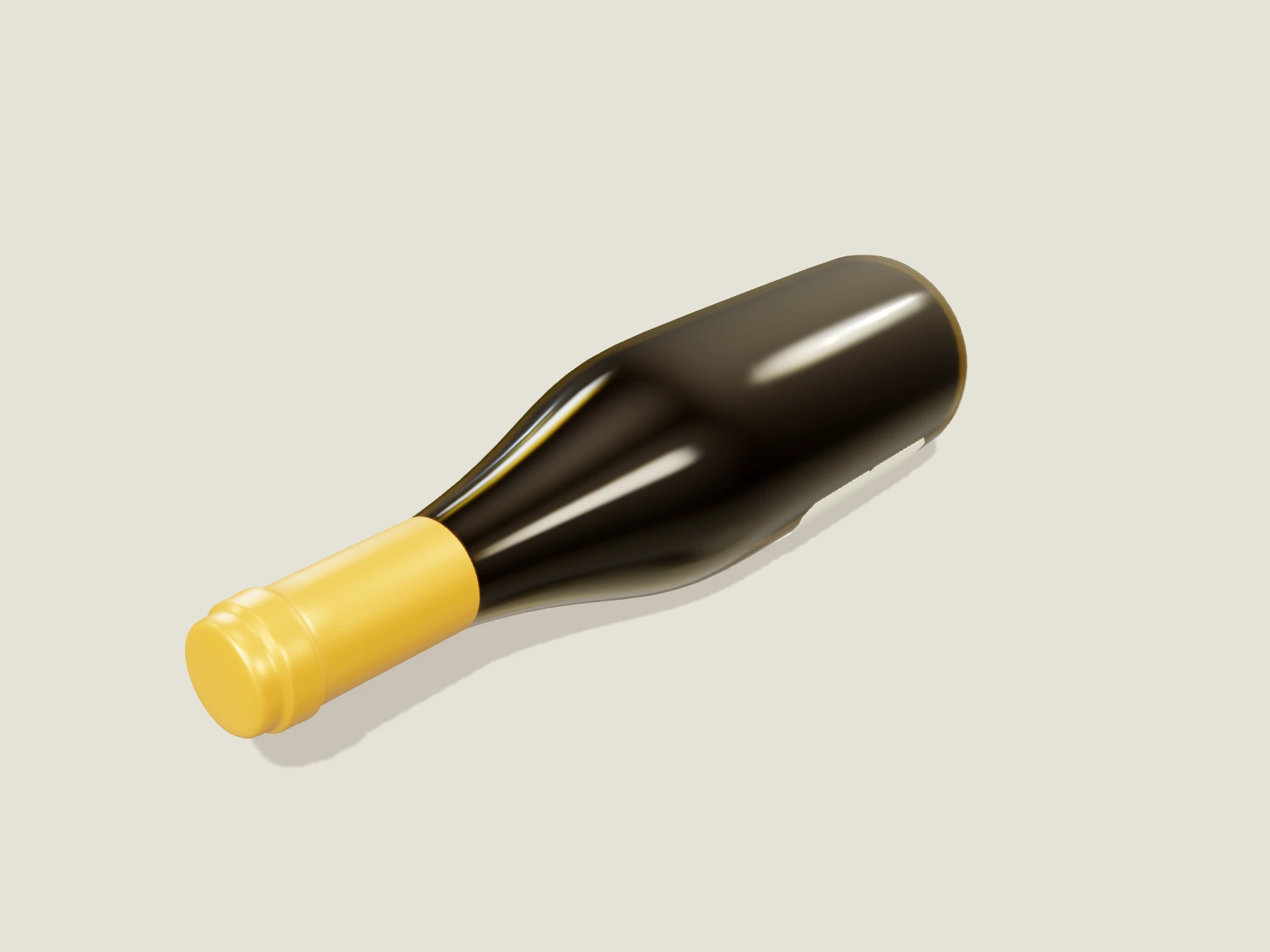 Wine Bottle model preview